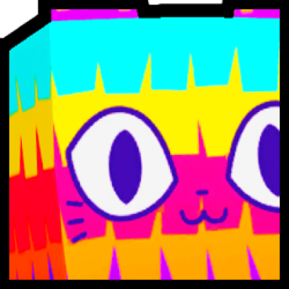 Rainbow Huge Pinata Cat